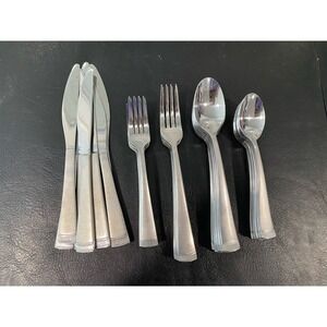 Cambridge Gratitude stainless flatware lot of 39 pieces ~‎ 8 Settings